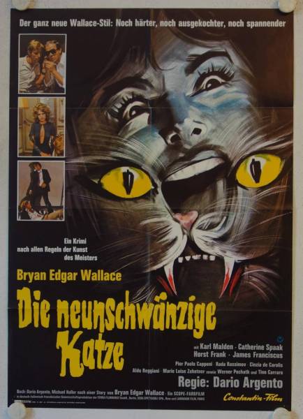 Il Gatto al Nove Code - Cat O Nine Tails original release german movie poster